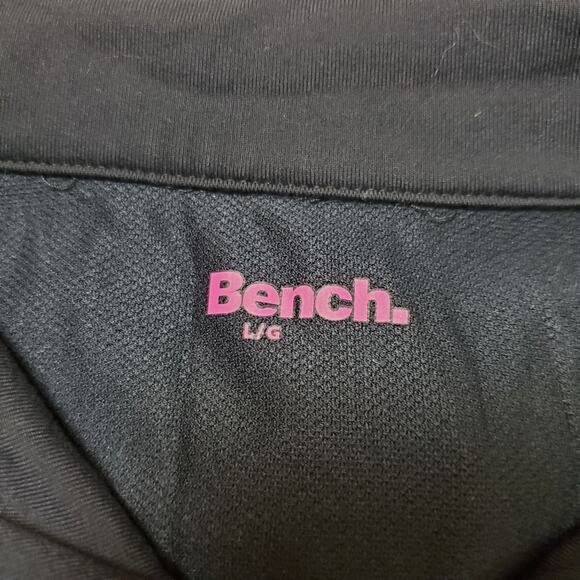 Bench Full Zip Black Sweatshirt SZ Large - Picture 3 of 3
